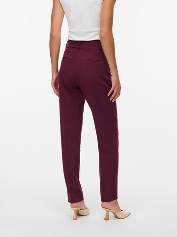 VERO MODA Tapered Hose 'VMGLORIA' in Rot