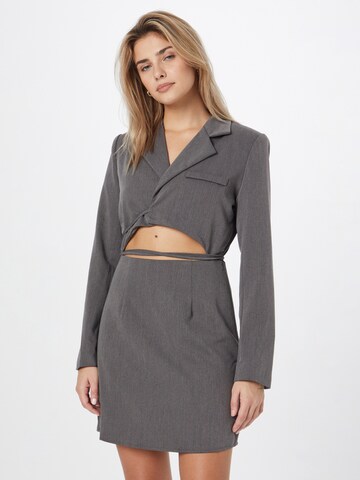 Nasty Gal Dress in Grey: front