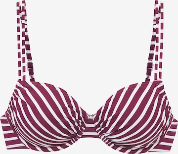 VENICE BEACHBalkonet Bikini gornji dio - crvena boja: prednji dio