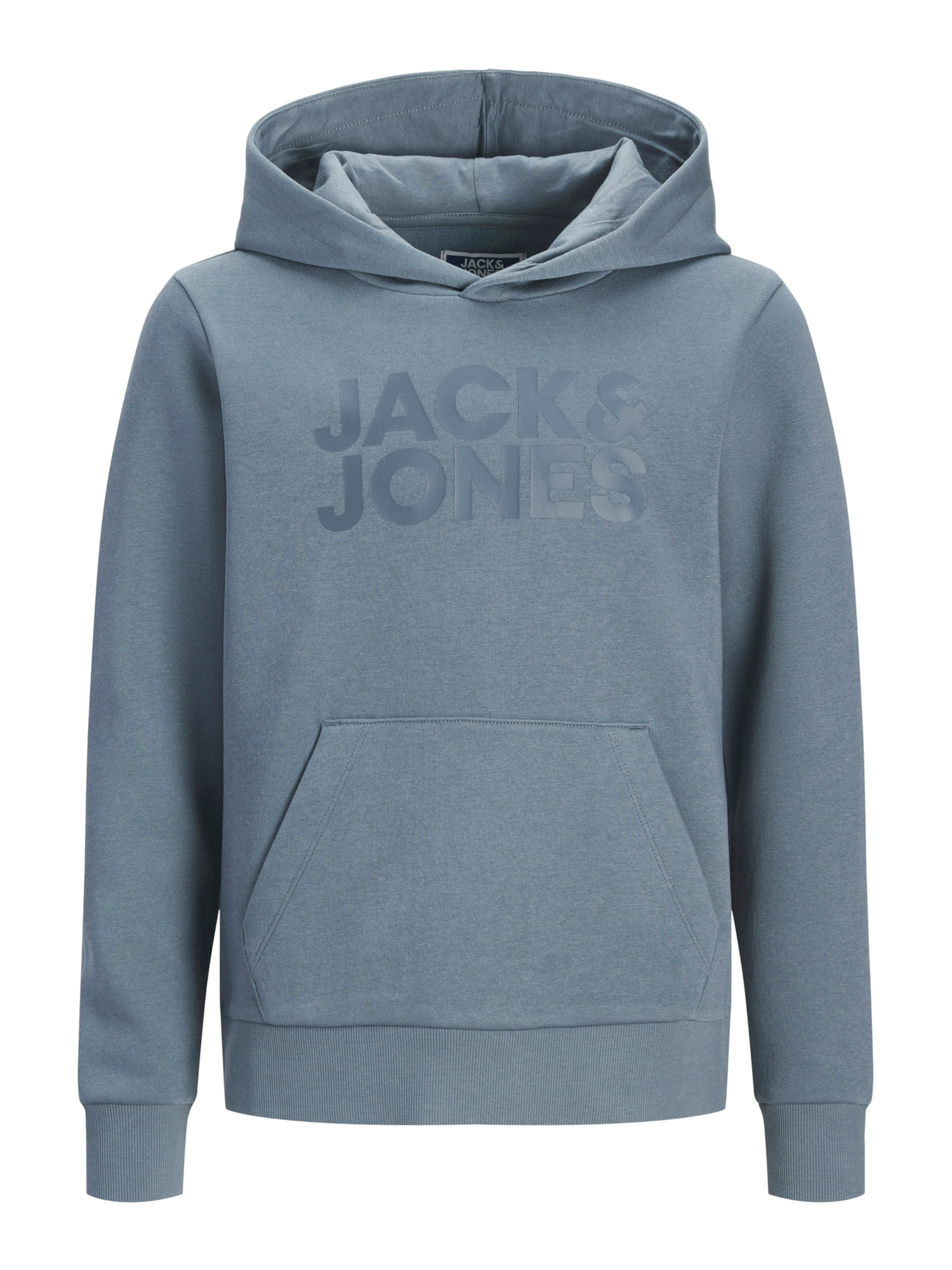 Jack &amp; Jones Junior Sweatshirt &#x27;JJECORP&#x27; in Blue: front
