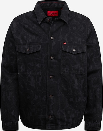 HUGO Prehodna jakna 'Enalu' | črna barva: sprednja stran