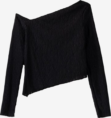 Bershka Blouse in Black: front