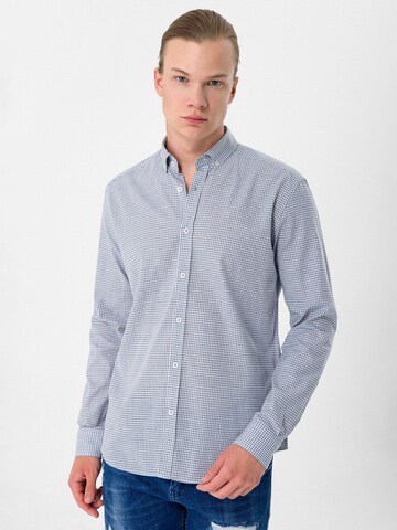 Moxx Paris - Ajuste regular Camisa en azul: frente