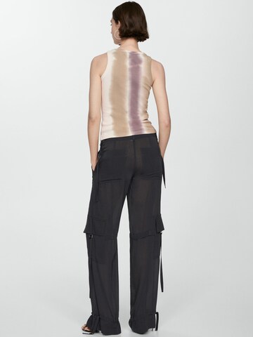 MANGO Top 'RAINBOW' - bézs