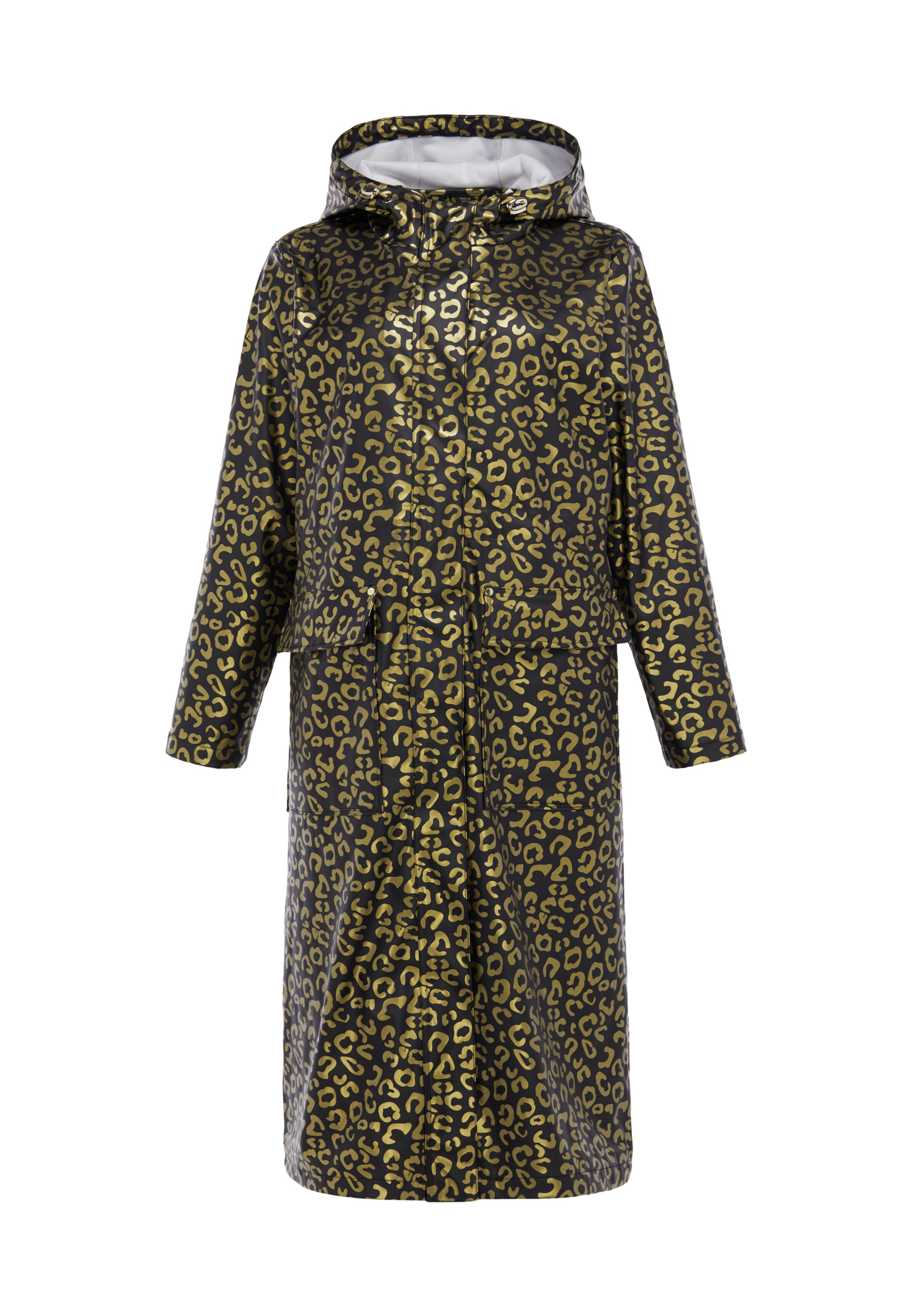 Manteau mi-saison faina en noir : devant