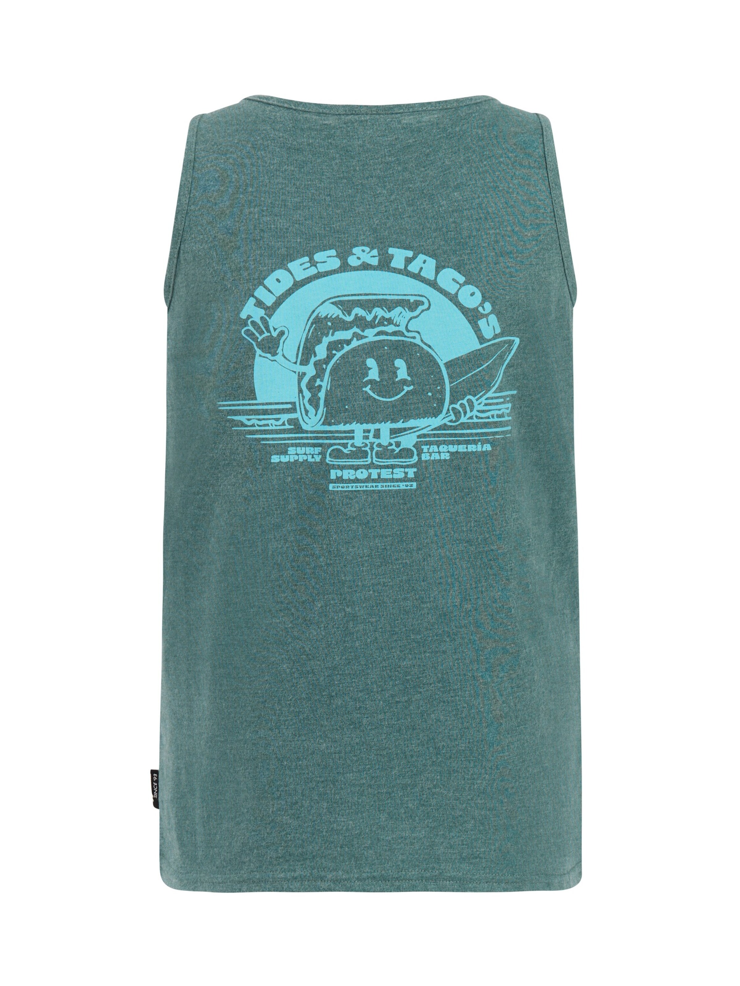 PROTEST Shirt 'PRTRemix JR' in Grün