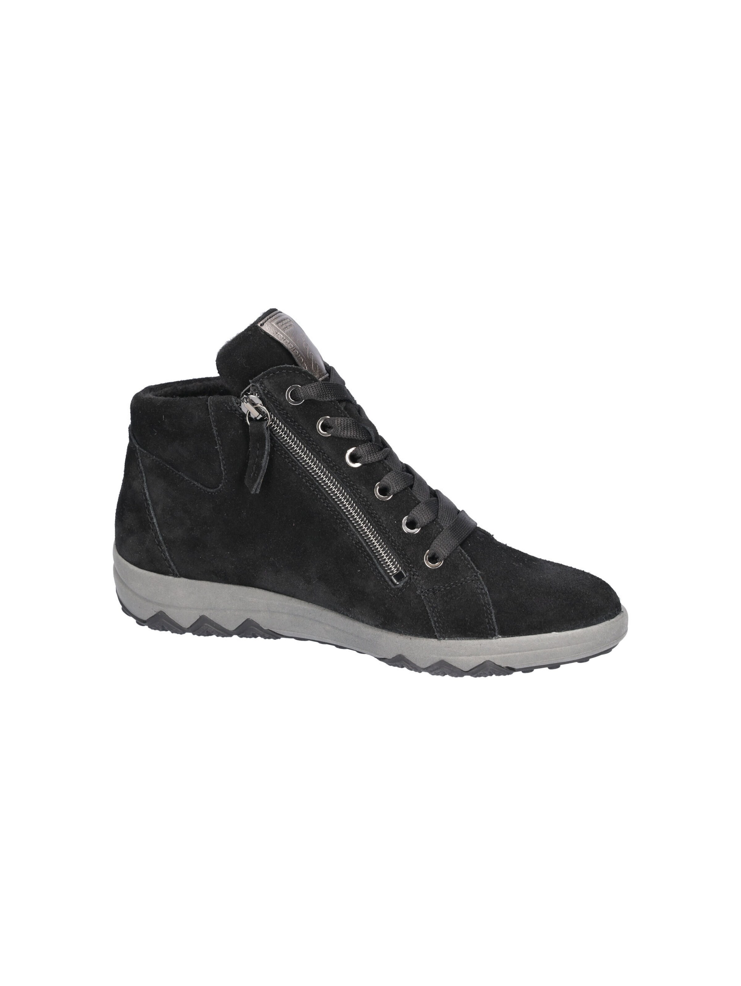 WALDLÄUFER Lace-up bootie 'H-Teresa' in Black