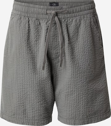 QS - Loosefit Calças em cinzento: frente