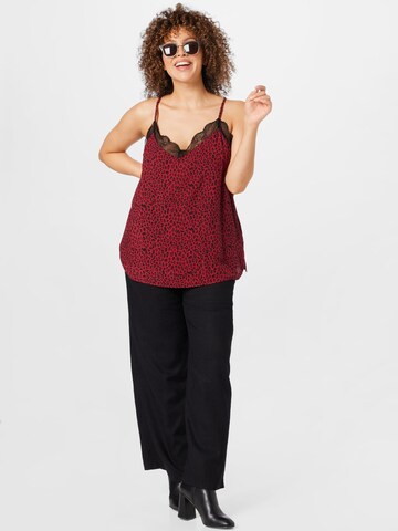 Haut 'Aileen' ABOUT YOU Curvy en rouge