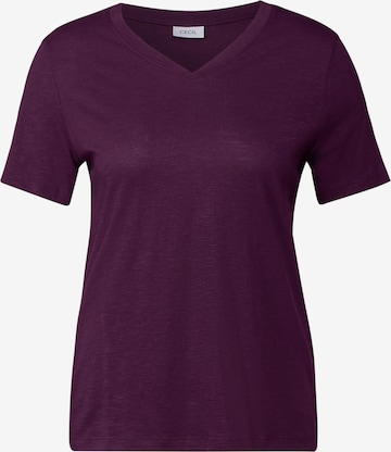CECIL T-Shirt in Lila: Vorderseite