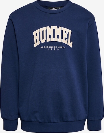 Hummel Sportief sweatshirt in Blauw: voorkant