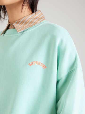 Superdry Sweatshirt 'ESSENTIAL' in Green