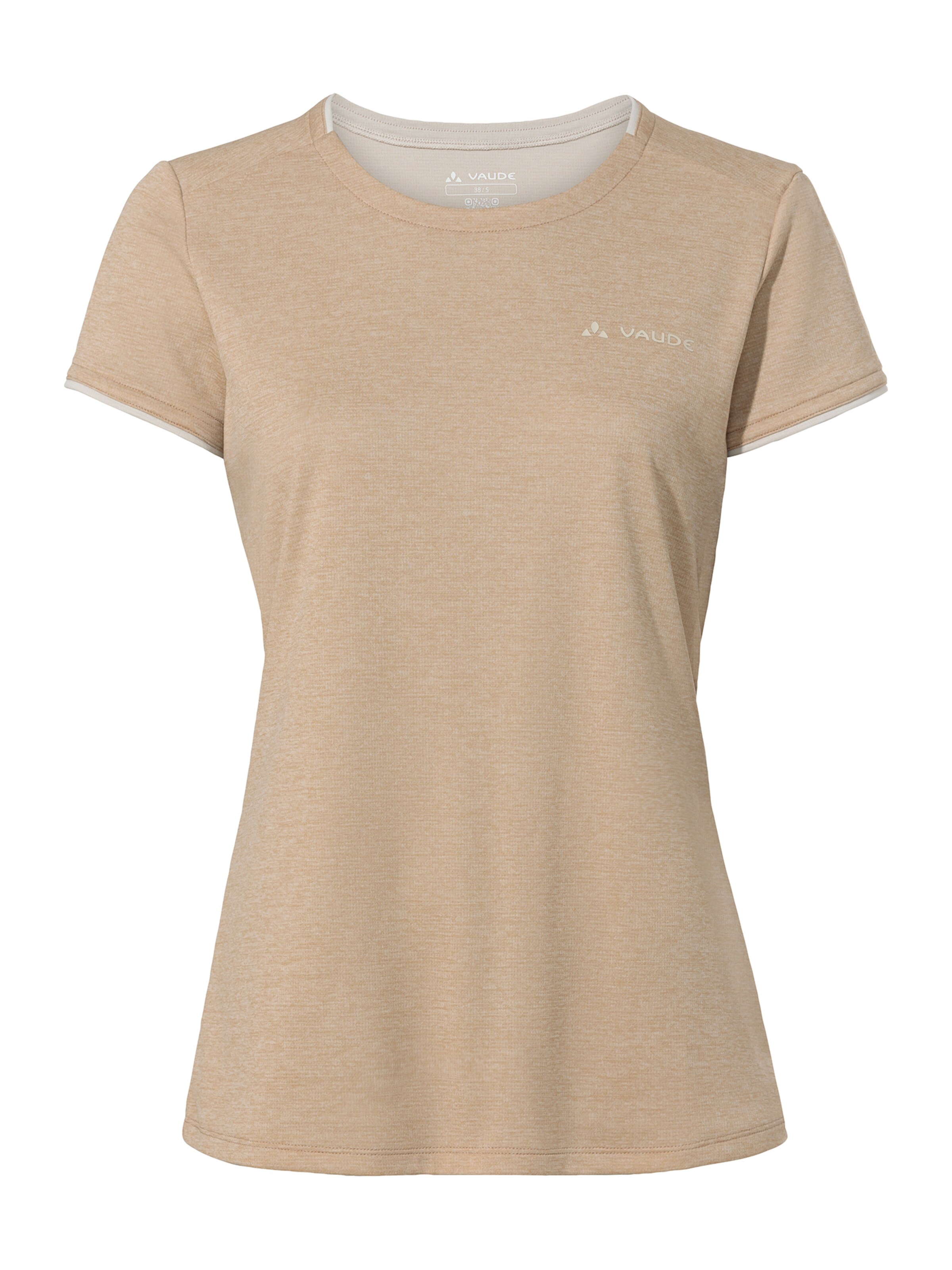 VAUDE Performance shirt 'Essential' in Beige: front