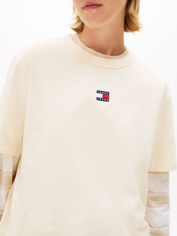 Tommy Jeans Μπλουζάκι σε κίτρινο