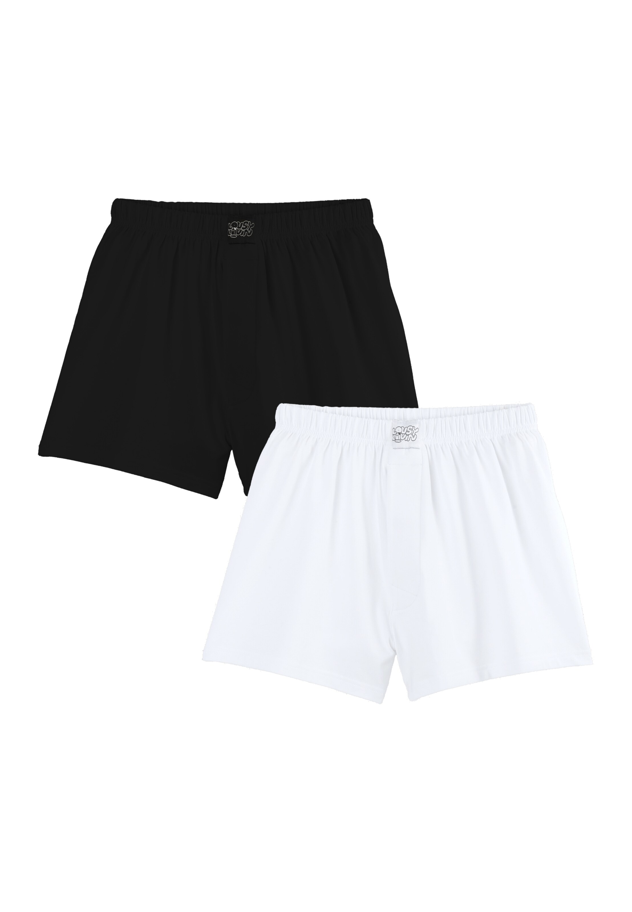 Lousy Livin Boxershorts 'Jersey Boxer' in Schwarz: Vorderseite