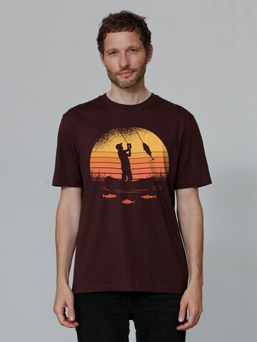 Watapparel Shirt ' Angler ' in Red: front