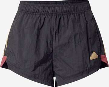 ADIDAS SPORTSWEAR Regular Workout Pants 'TIRO' in Black: front