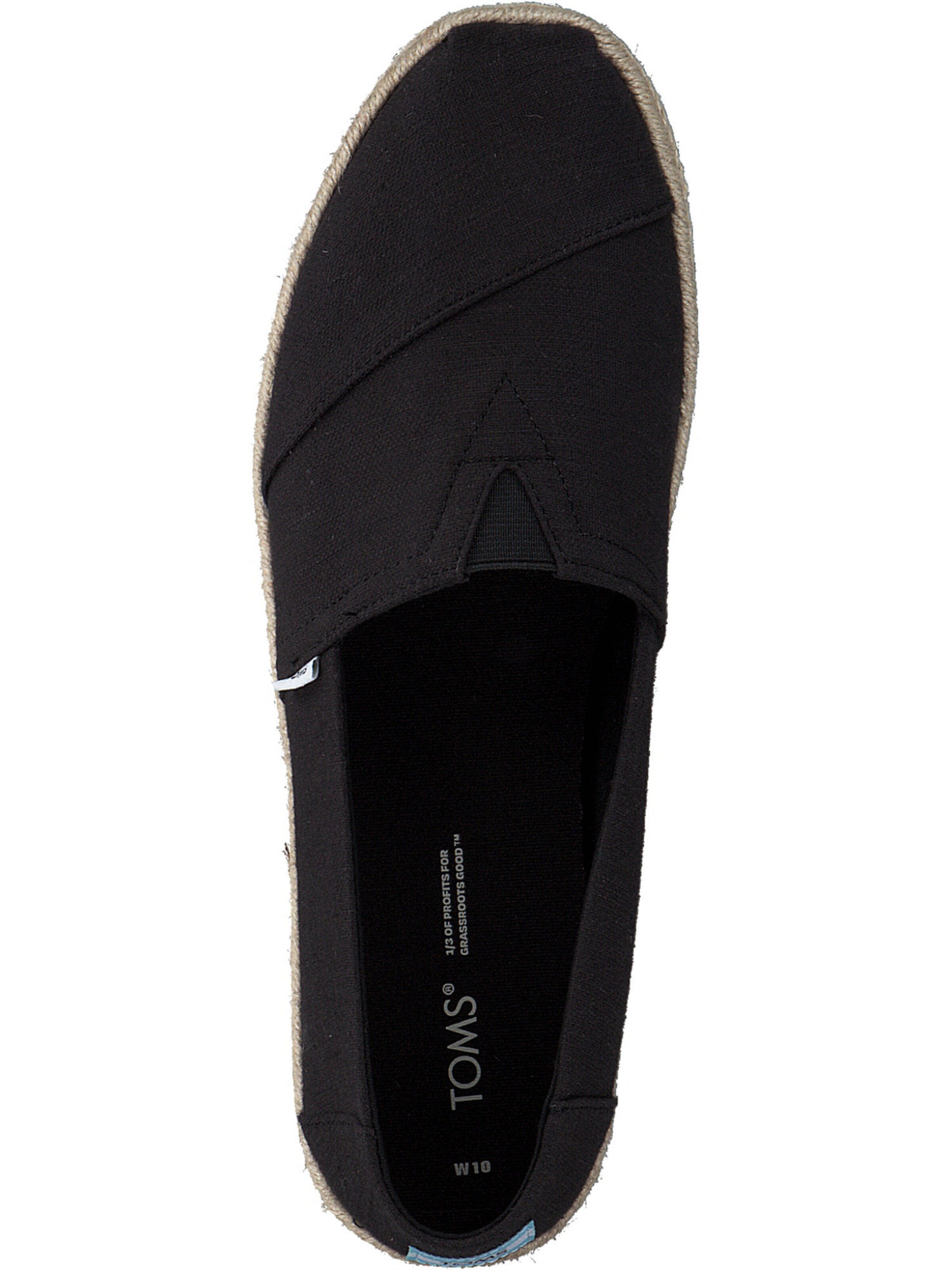 Espadrilles 'ALPARGATA ROPE' TOMS en noir