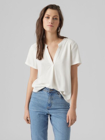 VERO MODA - Blusa 'Mymilo' em branco: frente