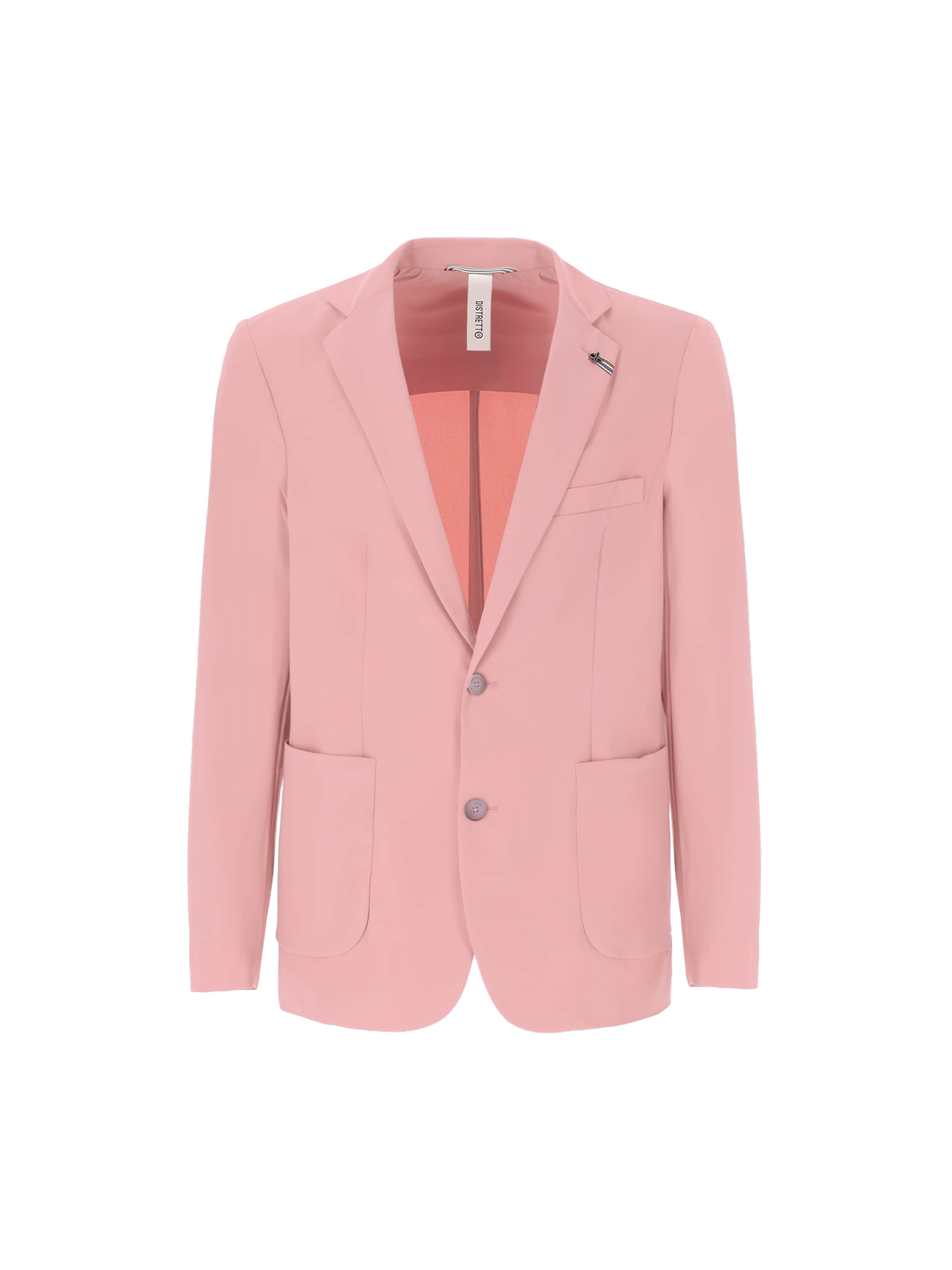 Distretto12 Slim fit Suit Jacket in Pink: front