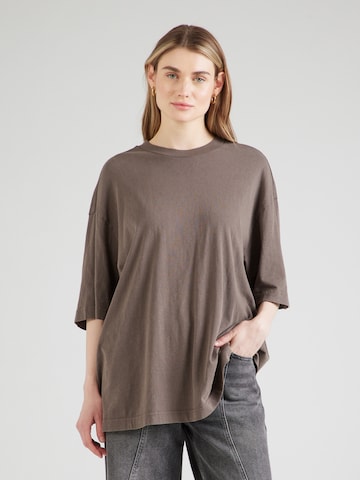 WEEKDAY Shirt in Brown: front