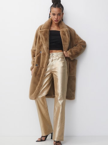 Pull&Bear Mantel in Beige