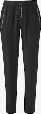 JOY SPORTSWEAR Tapered Workout Pants 'Livio' in Black: front