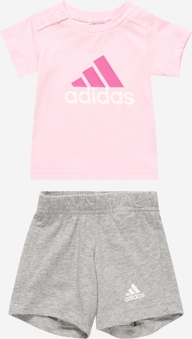 ADIDAS SPORTSWEAR Tracksuit 'Essentials Organic  And' in Grey: front
