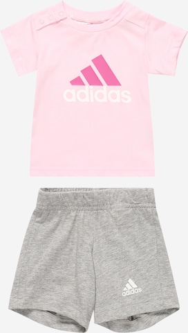 ADIDAS SPORTSWEAR Träningsdräkt 'Essentials Organic  And' i grå: framsida