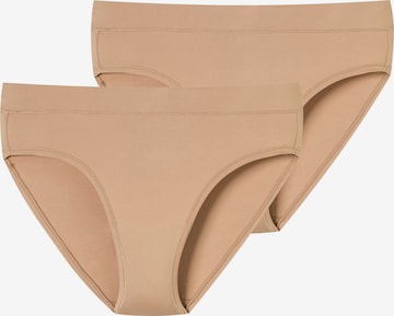 SCHIESSER Rioslip ' Unique Micro ' in Beige: Vorderseite
