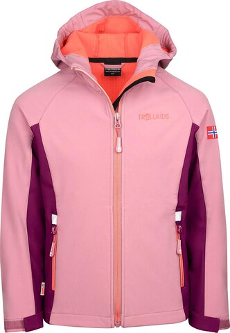 TROLLKIDS Outdoor jacket 'KRISTIANSAND' in Pink: front
