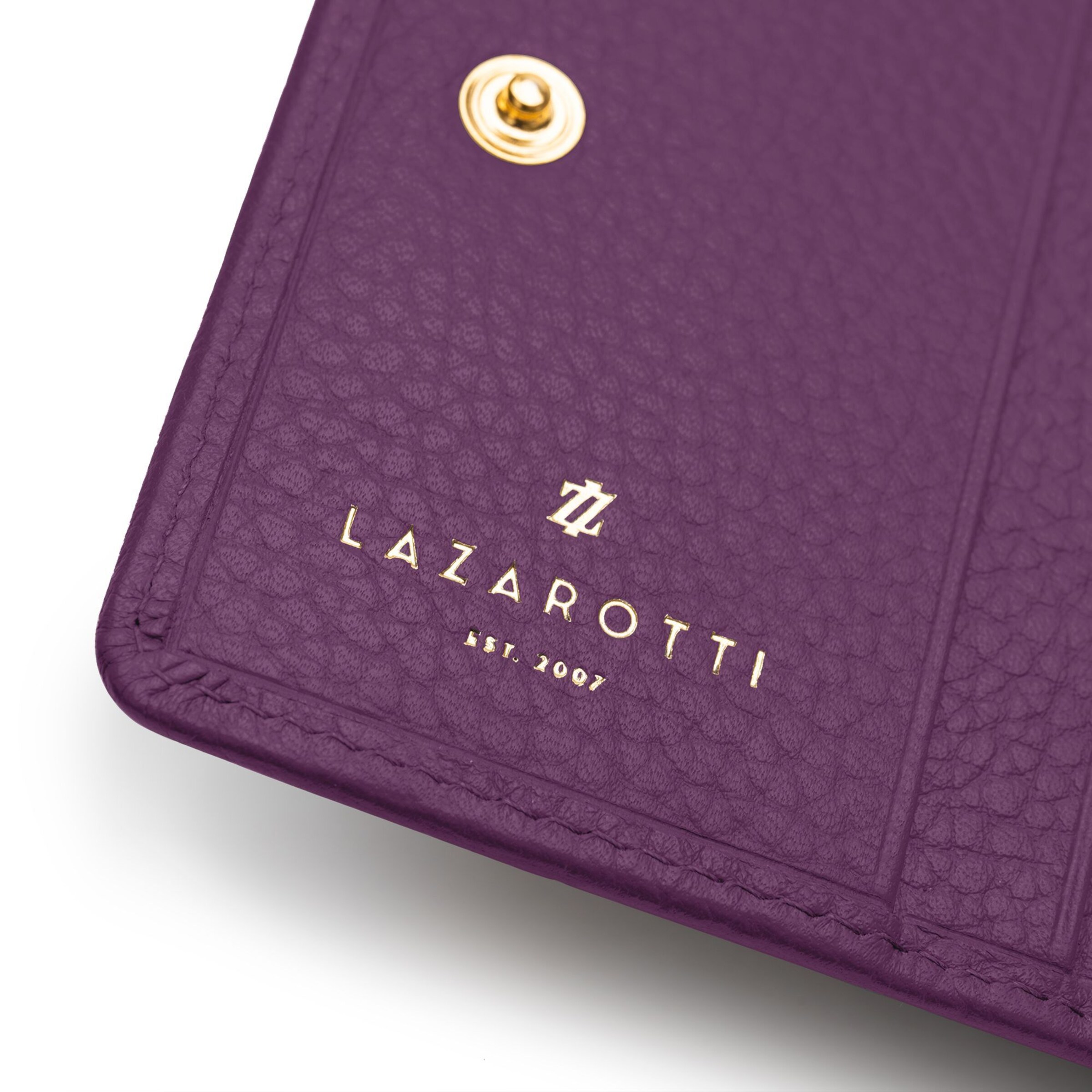 Lazarotti Wallet 'Bologna' in Purple