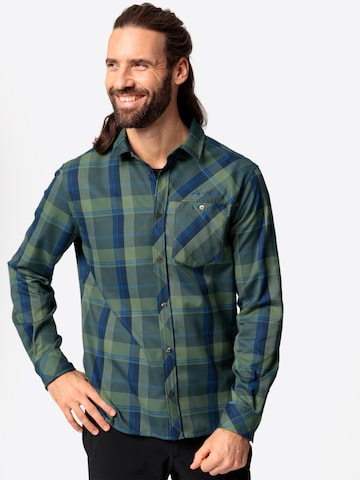 VAUDE Regular fit Functioneel overhemd 'Neshan' in Groen: voorkant