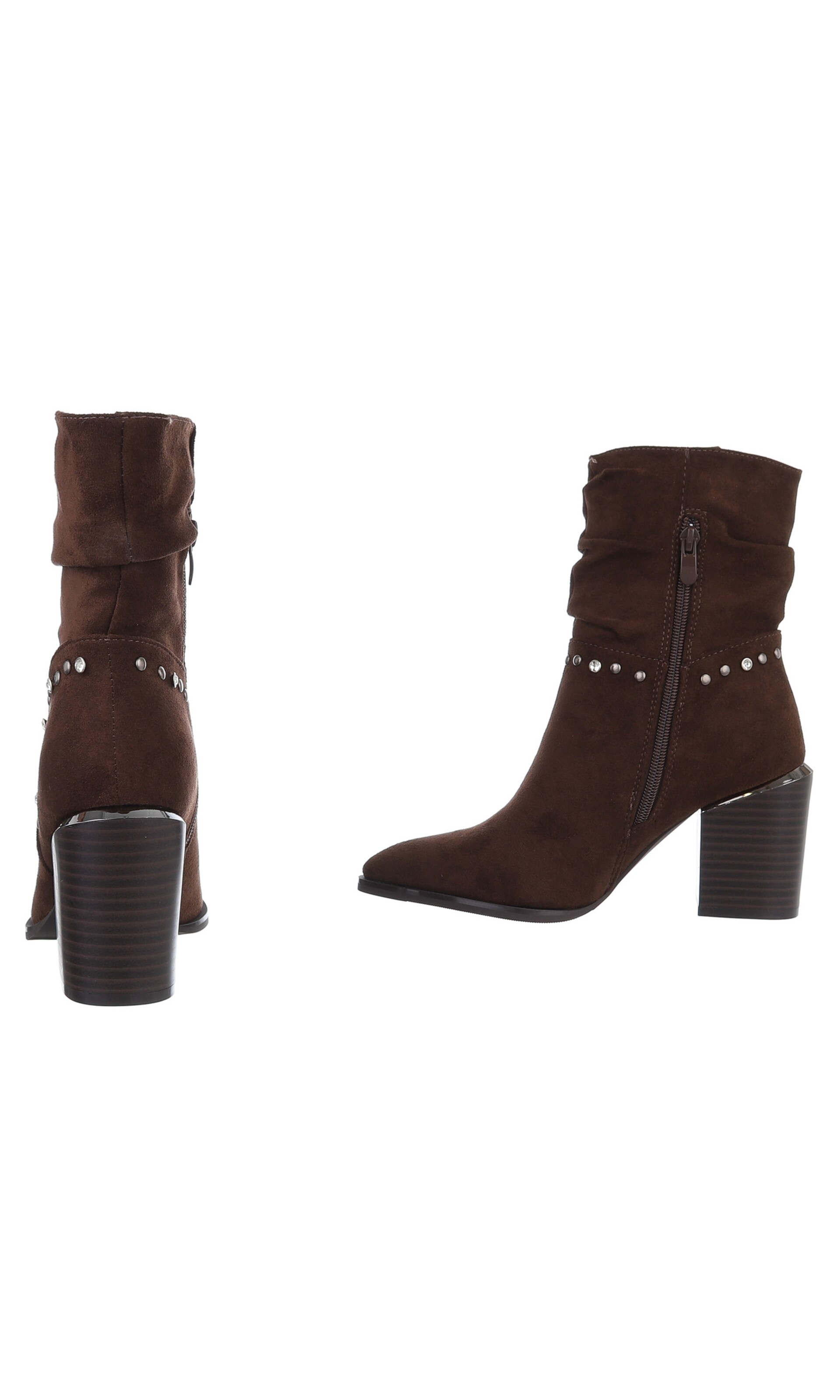 Ital-Design Stiefelette in Braun