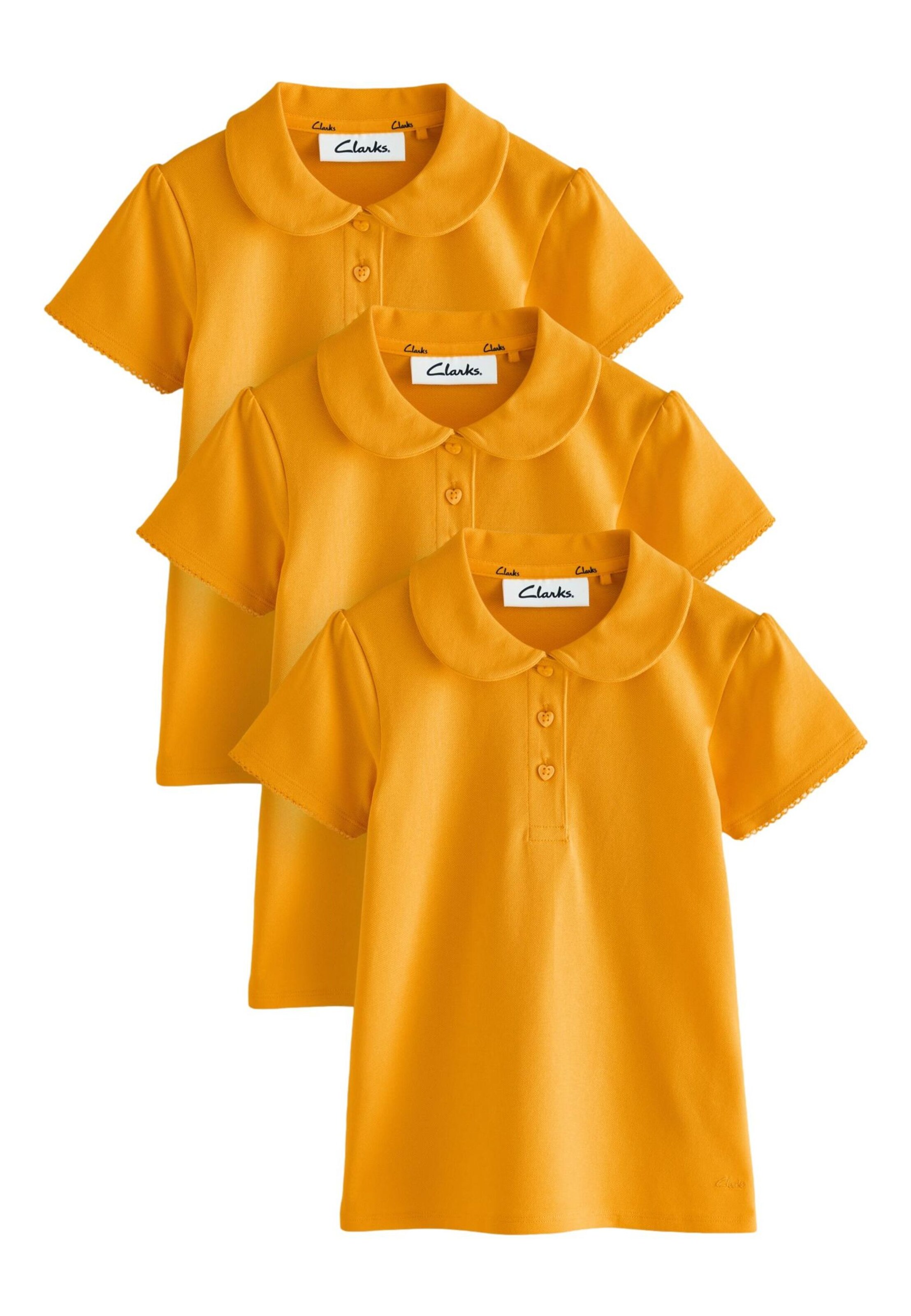 CLARKS - Camiseta en amarillo: frente