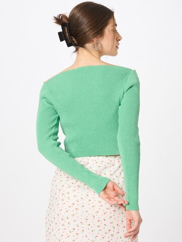 NU-IN Плетена жилетка в зелено