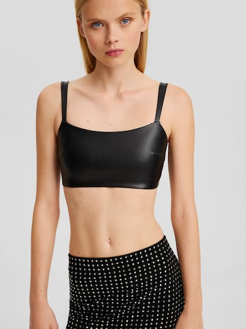 Bershka Top – černá