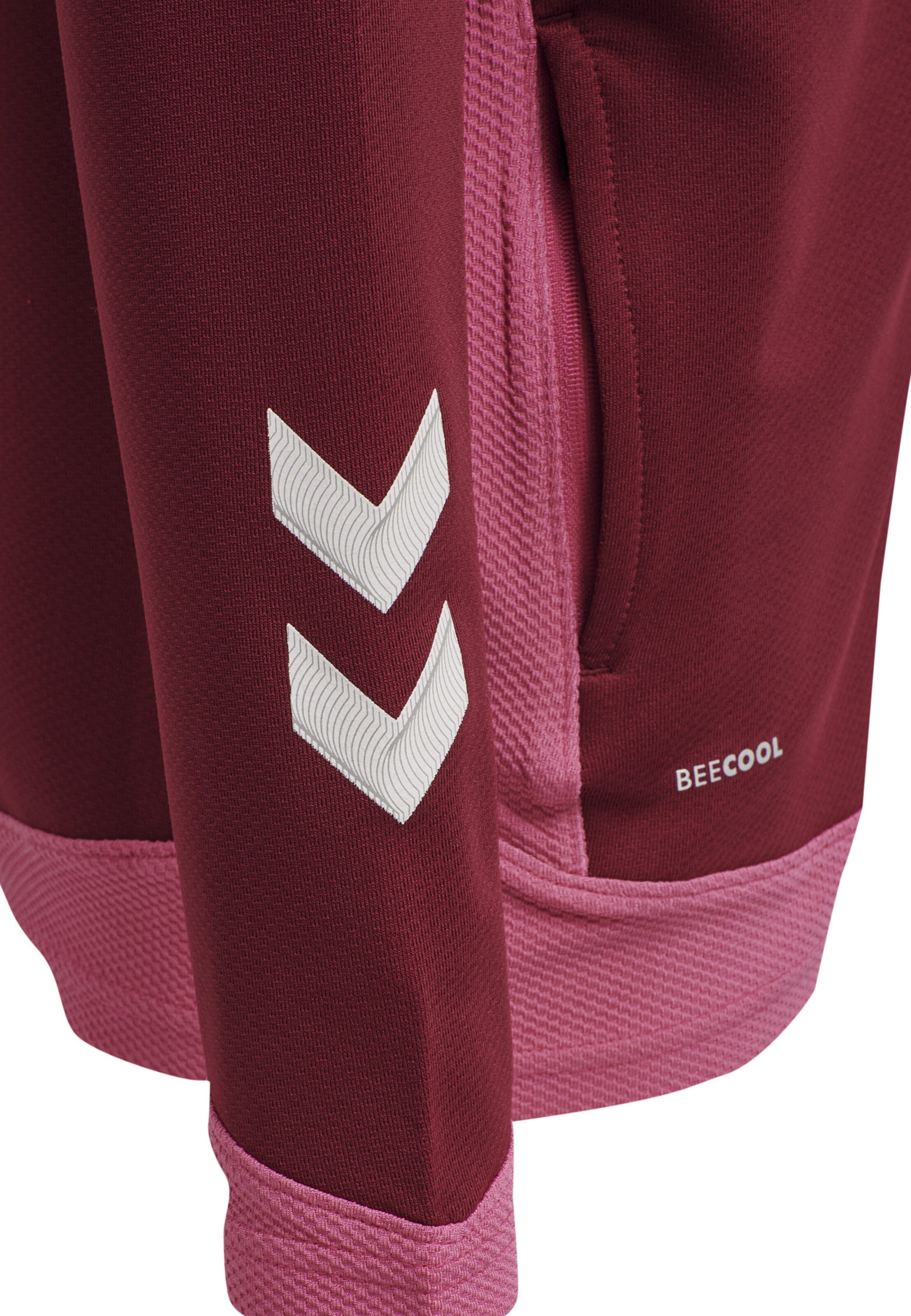 Hummel Sportief sweatvest in Rood