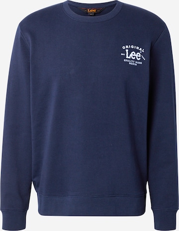 LeeSweater majica - plava boja: prednji dio