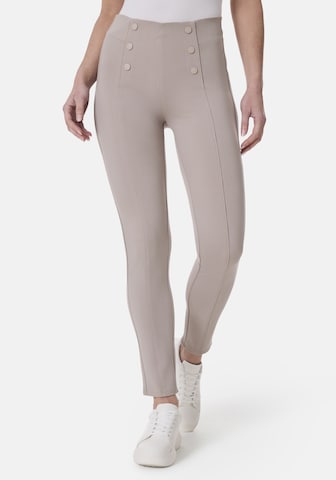 Coupe slim Pantalon 'Sienna' STOOKER WOMEN en beige : devant