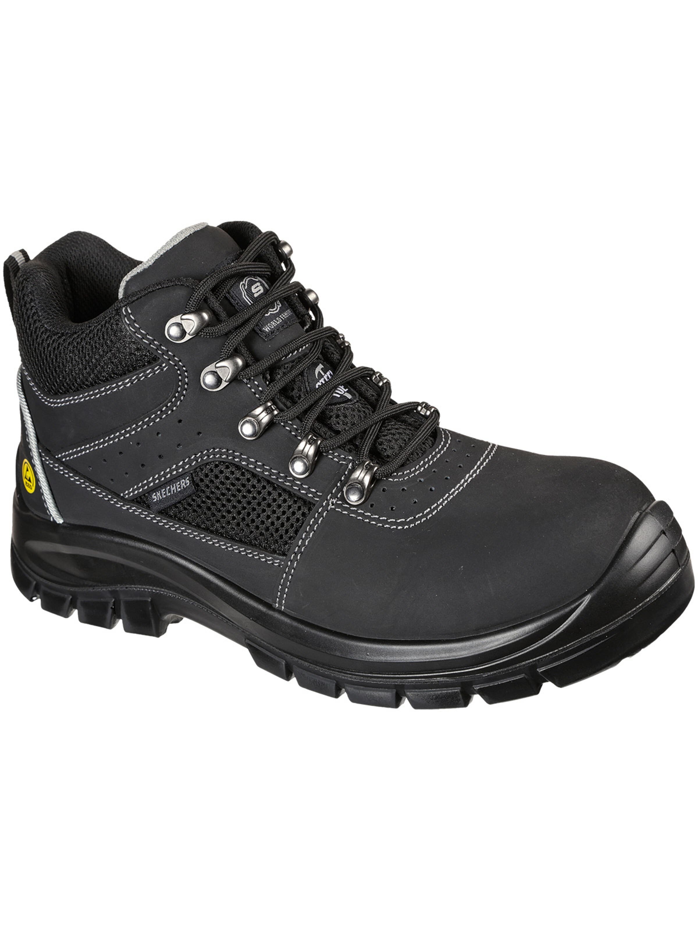 SKECHERS Boots 'Gummistiefel Trophus Letic S1P in schwarz'‌‌‌‌‌‌‌‌‌‌ in Schwarz: Vorderseite