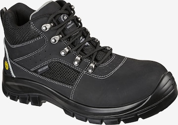 SKECHERS Boots 'Gummistiefel Trophus Letic S1P in schwarz' in Schwarz: Vorderseite
