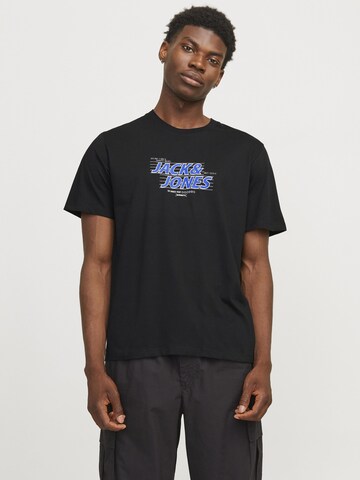 JACK & JONES Shirt in Black: front