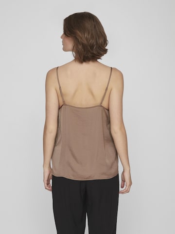 VILA - Blusa 'Cava' em castanho