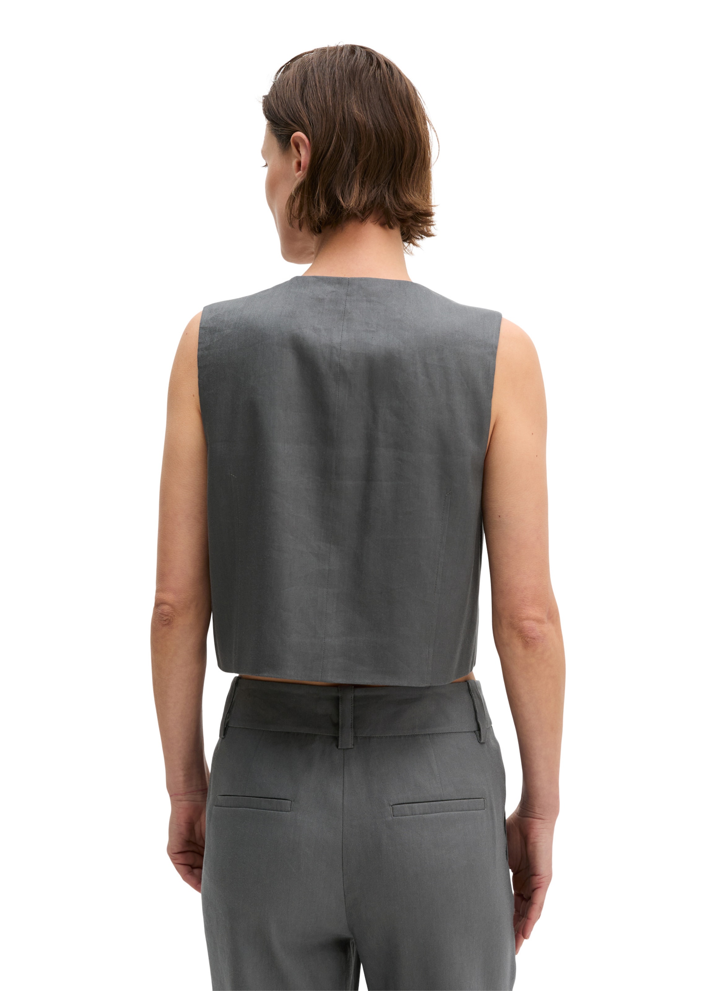 Marc O'Polo Gilet in Grijs