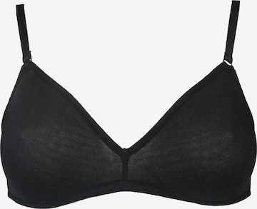 SugarShape T-shirt Bra 'Airyn' in Black: front