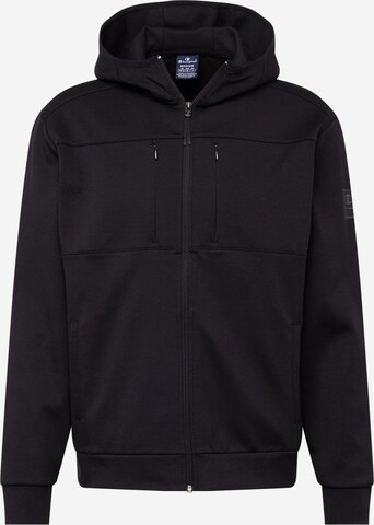 Champion Authentic Athletic Apparel Sweatjacke in Schwarz: predná strana