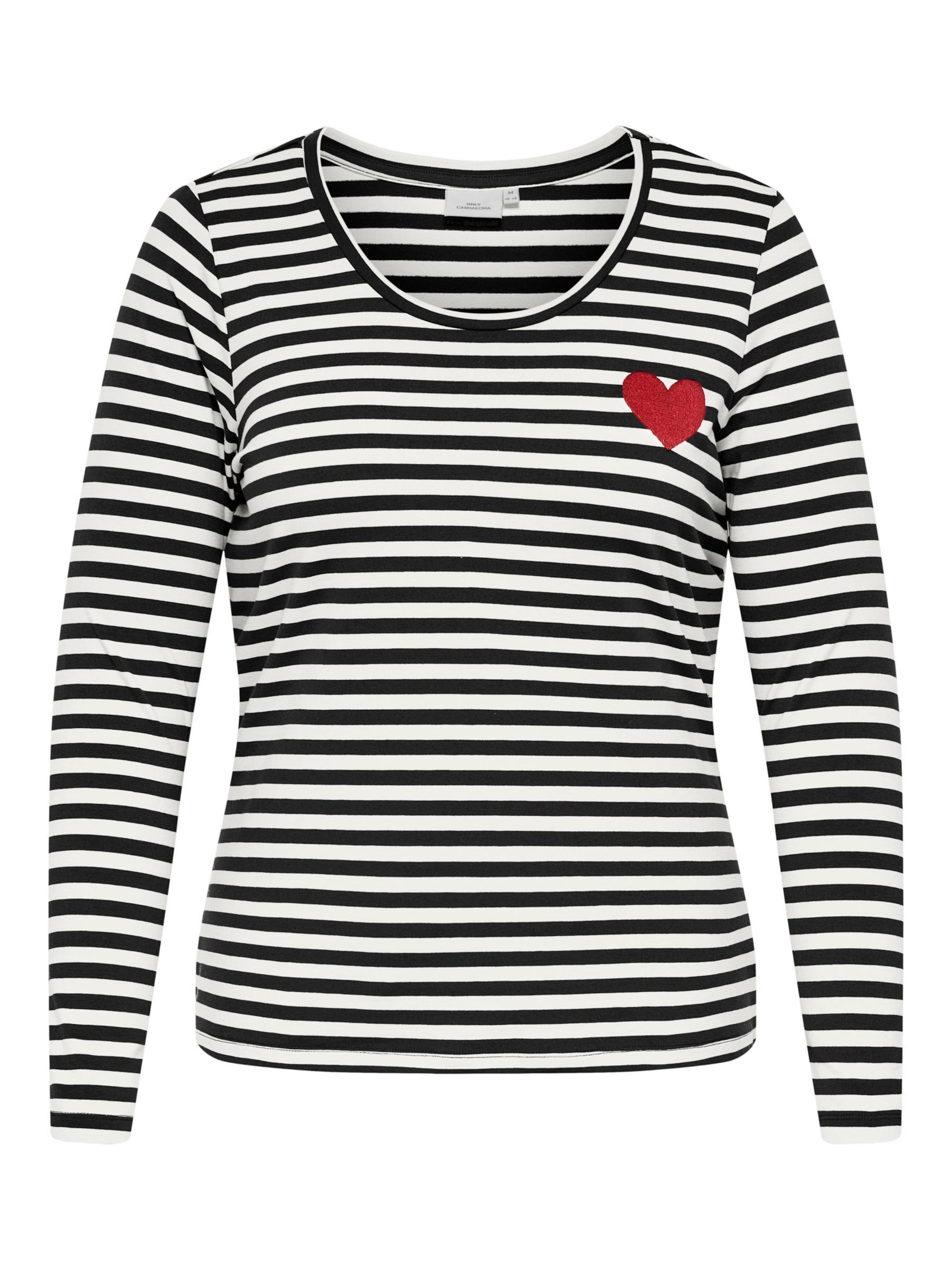 ONLY Carmakoma Camiseta 'CARBODIL' en XXL en negro / blanco, Vista del producto