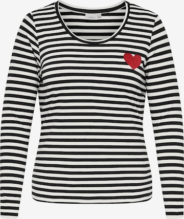 T-shirt 'CARBODIL' ONLY Carmakoma en noir : devant