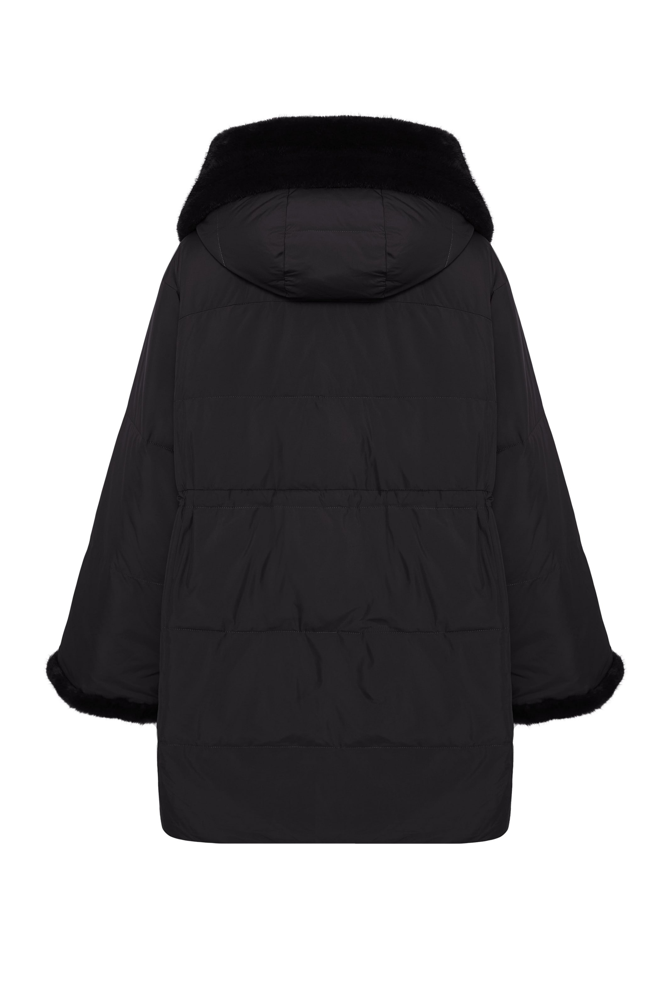 CESARE GASPARI Winter coat in Black